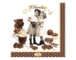 Serwetki deserowe 20 szt. Nuova R2S Chocolate Vintage kod: 414 CHOV