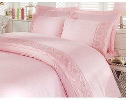 Pościel satyna bawełniana PAISLEY LIGHT PINK