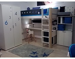Naklejki, 40x60, liczby, do stosowania na różnych powierzchniach, granat/czarny