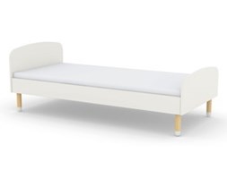 Łóżko FLEXA PLAY, biały, wymiary: 92cmx204 cm, wys. 72cm