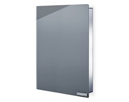 Blomus VELIO Magnetyczna Szafka na Klucze - Duża Pionowa - Szkło Szare
