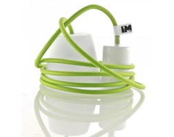 Lampa loft kolorowe kable Single Neon
