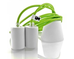 Nowoczesna lampa kable w oplotach Double Neon