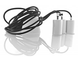 Lampy wiszące kable w oplocie czarnym 3 x 2,5m