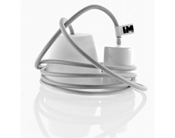 Lampa loft kolorowe kable Szara 2,5m