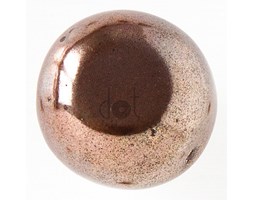 Gałka - kulka brązowa (metaliczna)