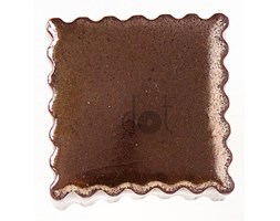 Niska gałka - znaczek brązowy (metaliczny)
