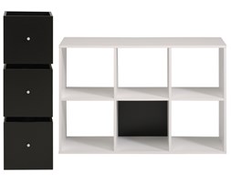 Regał Cubo z pojemnikami 7428ENS6