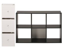 Regał Cubo z pojemnikami 7528ENS6