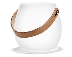 Holmegaard DESIGN WITH LIGHT Pot - Świecznik lub Wazon 10 cm - Szkło Mleczne