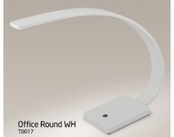MAXlight biurkowa OFFICE ROUND biały T0017