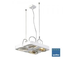 AIXLIGHT R2 SQUARE QRB111 lampa wisząca, półokrągła, biały, 4xG53, max. 4x50W 159061