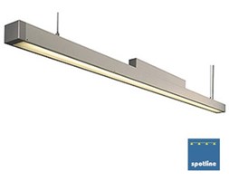 Q-LINE SINGLE lampa wisząca, aluminium-naturalne / antracyt, G5, 35W 155012
