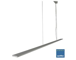 CYGNIS wisząca, PD-1, srebrnoszary, 4x 4W LED, 3000K 157564