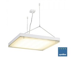 T5 GRILL wisząca, kwadratowa, biały, 2x G5, 4x 24W 157101