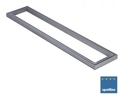 AIXLIGHT PENDANT SYSTEM BASIC FRAME 1, srebrnoszary, 110cm 154704