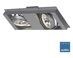 QRB MODULE DOUBLE do AIXLIGHT PENDANT SYSTEM, srebrnoszary, max. 100W, ruchoma, 60° 154784