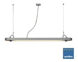 AIXLIGHT R OFFICE T5 54W wisząca, srebrnoszary, 2xT5 54W + 2xES111 max. 75W 159114