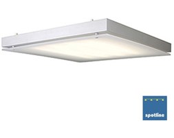 T5 GRILL UNI, ścienna i sufitowa, srebrnoszary, 4x 24W 157092
