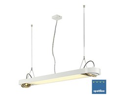 AIXLIGHT R Office T5 39W wisząca, biały, 2xT5 39W + 2xGU10 max.75W 159091