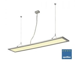 LED PANEL LONG PD 116, prostokątna, aluminium anodyzowane, 96 LED, 53W, 3000K 158532