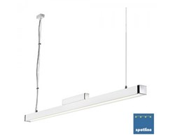 Q-LINE SINGLE lampa wisząca, biały / chrom, G5, 35W 155011
