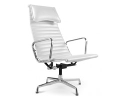 Eames Lounge Chair EA 124 white