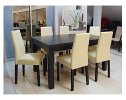 6 szt. krzesło Vis a Vis VKRM firmy BRW + stół 90/140-180