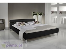 Eleganckie łóżko ANGEL w kolorze czarnym
