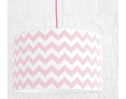 Young Deco Abażur Chevron różowy