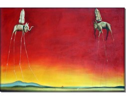 Słonie - Salvador Dali