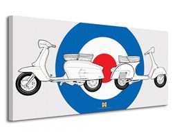 Lambretta Vespa - Obraz na płótnie