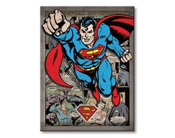 Superman (Comic Montage) - Obraz na płótnie