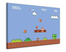 Super Mario Bros. (1-1) - Obraz na płótnie