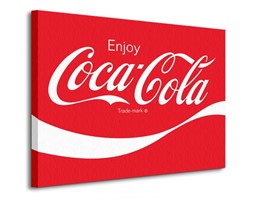 Coca-Cola (Logo) - Obraz na płótnie