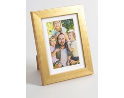 Foto ramka na zdjęcie z passepartout białym L25 stare złoto 21x29.7 cm
