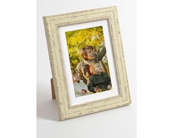 Foto ramka na zdjęcie z passepartout białym L25 Stare drewno 10x15 cm