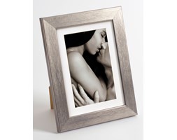 Foto ramka na zdjęcie z passepartout białym L25 ciemne srebro 21x29.7 cm