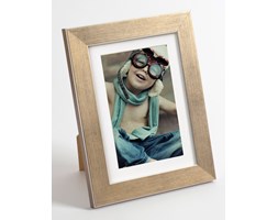 Foto ramka na zdjęcie z passepartout białym L25 miedź ze srebrem 21x29.7 cm