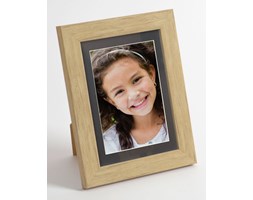 Foto ramka na zdjęcie z passepartout czarnym L25 brzoza 21x29.7 cm