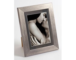 Foto ramka na zdjęcie z passepartout czarnym L25 ciemne srebro 21x29.7 cm