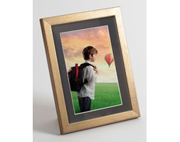 Foto ramka na zdjęcie z czarnym passepartout miedź 30x40 cm