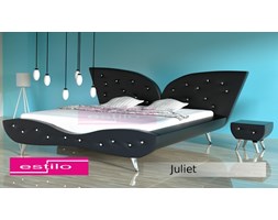 Łóżko do sypialni Juliet - skóra naturalna