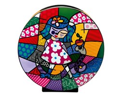 Wazon Girl with Snake 30cm - Romero Britto