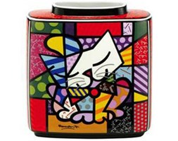 Wazon Blue Cat 16cm Romero Britto Goebel 66-450-98-2
