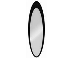 Designerskie lustro owalne BLACK&SILVER-3wymiary