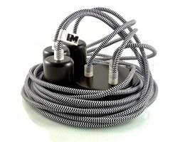 Lampa wisząca przewód żelazko loft design 3 x 2,5m