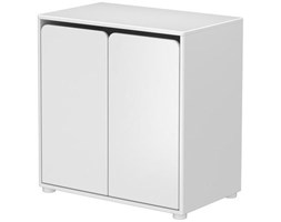 Szafka CABBY z 2 drzwiami, 1 półką, wym. 74,5x72x43,5, biały, MDF
