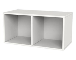 Regał, biały MDF, może być zamontowany na ścianie, wym: 36x72x34,5