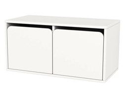 Szafka zamykana z 2 drzwiami wym.36x72x34,8, biały MDF